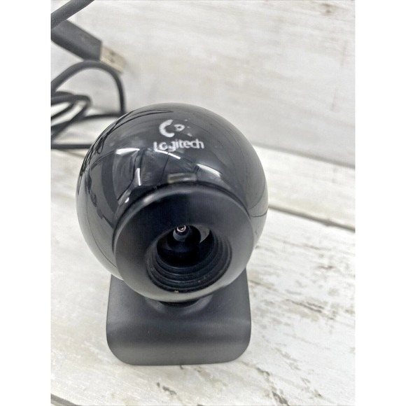 Logitech MINI Webcam Model V-U0012 (860-000237) Easy Clip-on Black - Picture 2 of 12